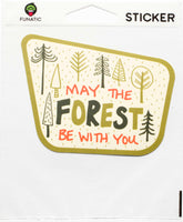 May The Forest Be With You Sticker